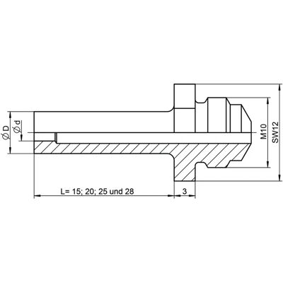Gesipa - Mondstuk 16/27 Speciale Lengte 15 mm Gesipa - Mondstuk 16/27 Speciale Lengte 15 mm