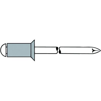 Aluminium blindnitar 3x6mm - Hållbara & Säkra - Blindniete Aluminium blindnitar 3x6mm - Hållbara & Säkra - Blindniete