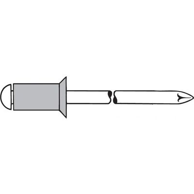 Gesipa 3x8mm Aluminium Senkkopf Blindniete - 500 Stk Gesipa 3x8mm Aluminium Senkkopf Blindniete - 500 Stk