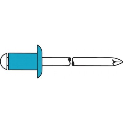 Gesipa - Remaches de acero inoxidable con cabeza plana - 3x16mm Pack de 500 Gesipa - Remaches de acero inoxidable con cabeza plana - 3x16mm Pack de 500