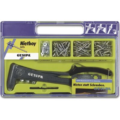 Gesipa - Ensemble d'outils pour rivets aveugles avec accessoires - Pistolet à rivets pour endroits difficiles - Publicité Gesipa - Ensemble d'outils pour rivets aveugles avec accessoires - Pistolet à rivets pour endroits difficiles - Publicité
