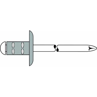 Gesipa 1433835 Mehrbereichs-Blindnieten - Alu/Stahl 4,8x15mm Gesipa 1433835 Mehrbereichs-Blindnieten - Alu/Stahl 4,8x15mm