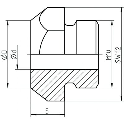 Gesipa - Mundstück 40 Außen Av - Taurus 3/4 / Axial / Eco Gesipa - Mundstück 40 Außen Av - Taurus 3/4 / Axial / Eco