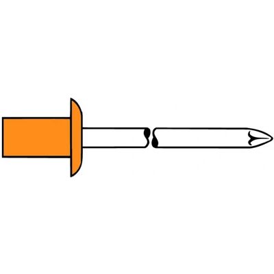 Gesipa 1450152 Wasserdichter Blindniet aus Edelstahl und Kupfer - 500 St. Gesipa 1450152 Wasserdichter Blindniet aus Edelstahl und Kupfer - 500 St.