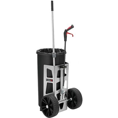 FLORA Easy UNO Abfallwagen - Aluminium Stahl 60L FLORA Easy UNO Abfallwagen - Aluminium Stahl 60L