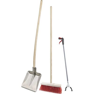 FLORA Außenreinigungs-Set - Ergonomisch, Leicht FLORA Außenreinigungs-Set - Ergonomisch, Leicht