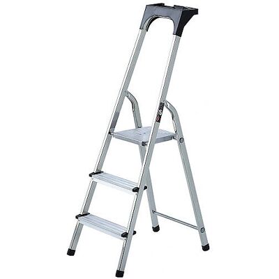 Brennenstuhl - 1401260 - Aluminium - 1,3 m - Drabina platformowa Brennenstuhl - 1401260 - Aluminium - 1,3 m - Drabina platformowa