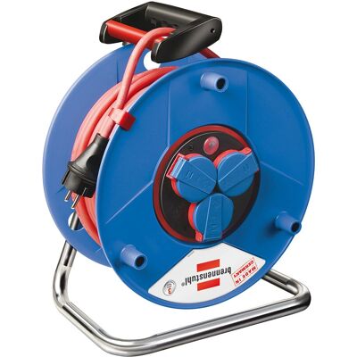 Enrouleur de prolongation Brennenstuhl Garant Bretec - 50m, Rouge, IP44 Enrouleur de prolongation Brennenstuhl Garant Bretec - 50m, Rouge, IP44