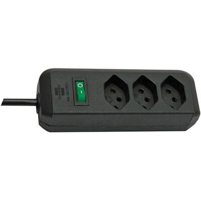 Brennenstuhl 1158622 Verlängerung - 3 Steckdosen - 2m - Schwarz Brennenstuhl 1158622 Verlängerung - 3 Steckdosen - 2m - Schwarz
