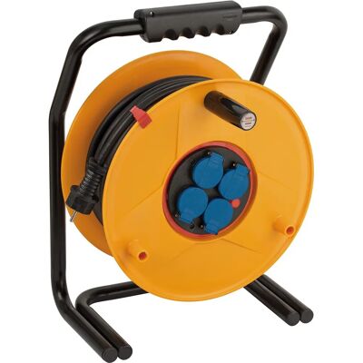 Brennenstuhl 1317704 Enrollador de Cable - 40m, IP44, Acero, Mango ergonómico Brennenstuhl 1317704 Enrollador de Cable - 40m, IP44, Acero, Mango ergonómico