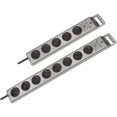 Brennenstuhl Protector de Sobretensión Plata 8 Enchufes - Regleta - 2,5m Brennenstuhl Protector de Sobretensión Plata 8 Enchufes - Regleta - 2,5m