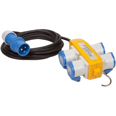 Repartidor de corriente Brennenstuhl - 4 Tomas CEE, cable 5m - IP44 Exterior Repartidor de corriente Brennenstuhl - 4 Tomas CEE, cable 5m - IP44 Exterior