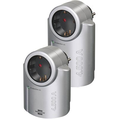 Regleta con protección contra sobretensiones Brennenstuhl Primera-Line - Negro, Plata Regleta con protección contra sobretensiones Brennenstuhl Primera-Line - Negro, Plata