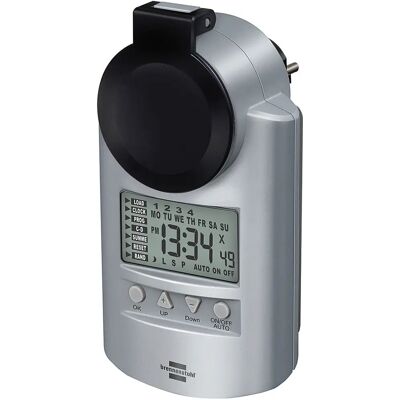 Brennenstuhl Brennenstuhl Primera-Line Temporizador semanal DT IP 44 Plata - Temporizador Brennenstuhl Brennenstuhl Primera-Line Temporizador semanal DT IP 44 Plata - Temporizador
