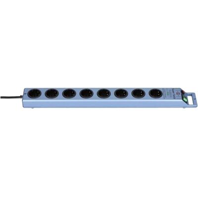Brennenstuhl 1153340338 Überspannungsschutz Mehrfachsteckdose - Blau, 8 Fach, 2,5 m Kabel Brennenstuhl 1153340338 Überspannungsschutz Mehrfachsteckdose - Blau, 8 Fach, 2,5 m Kabel