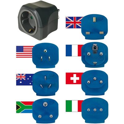 Brennenstuhl 1508162 Netzadapter - Universal, 250 V, 10 A Brennenstuhl 1508162 Netzadapter - Universal, 250 V, 10 A
