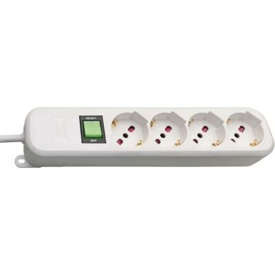 Brennenstuhl - 1150749124 - 4 prese - bianco - Multipresa Brennenstuhl - 1150749124 - 4 prese - bianco - Multipresa