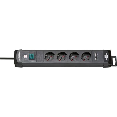 Brennenstuhl - Förlängningssladd 4 uttag Premium-Line med USB-laddning Brennenstuhl - Förlängningssladd 4 uttag Premium-Line med USB-laddning