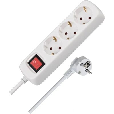 Brennenstuhl Mehrfachsteckdose - 3 Steckdosen, 1,4m, Erdung, Sicherheitsschalter Brennenstuhl Mehrfachsteckdose - 3 Steckdosen, 1,4m, Erdung, Sicherheitsschalter