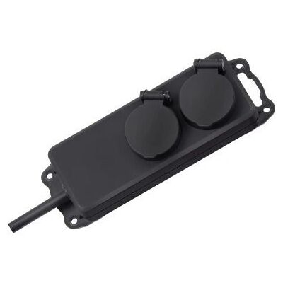 Brennenstuhl 1159930 Spanning protector - 2 Stopcontacten - 230V - 2m Kabel - Buiten IP44 Brennenstuhl 1159930 Spanning protector - 2 Stopcontacten - 230V - 2m Kabel - Buiten IP44