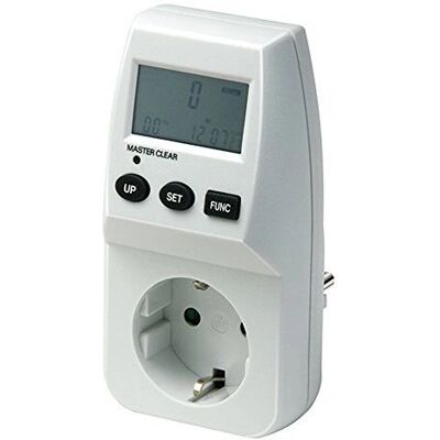 Compteur électrique Brennenstuhl 1506240 - Blanc - Publicité Compteur électrique Brennenstuhl 1506240 - Blanc - Publicité