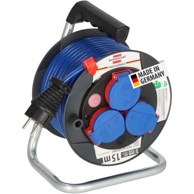 Brennenstuhl Rollo de extensión 15m - IP44, Resistente Brennenstuhl Rollo de extensión 15m - IP44, Resistente