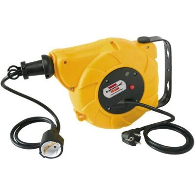 Brennenstuhl 1241020300 extensión eléctrica - 9 m, Negro, Amarillo, Interior Brennenstuhl 1241020300 extensión eléctrica - 9 m, Negro, Amarillo, Interior