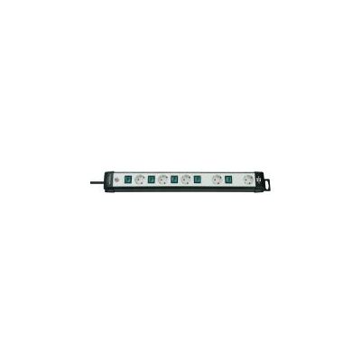 Brennenstuhl 1951550600 regleta técnica 5 tomas 3m negro/gris claro Brennenstuhl 1951550600 regleta técnica 5 tomas 3m negro/gris claro