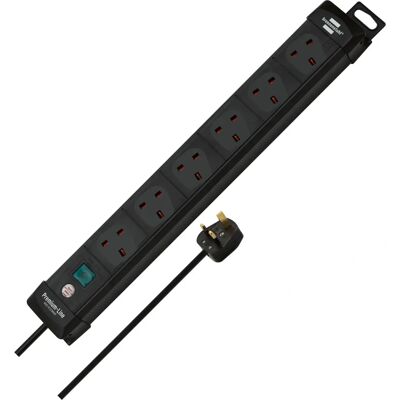 Brennenstuhl 1951163100 Premium Line 6 Way Extension Lead - Extension Lead Brennenstuhl 1951163100 Premium Line 6 Way Extension Lead - Extension Lead