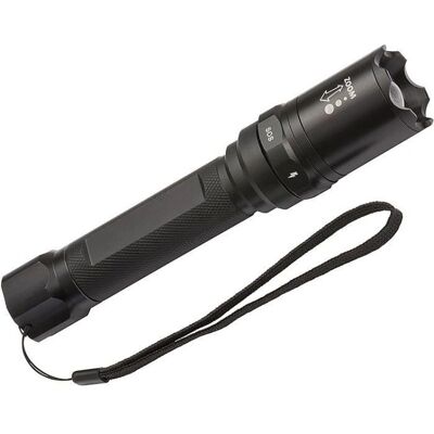 Lampe de poche LED LuxPremium Rechargeable - 350 Lm, Multi-Fonctions - Publicité Lampe de poche LED LuxPremium Rechargeable - 350 Lm, Multi-Fonctions - Publicité