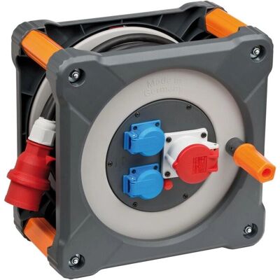 Brennenstuhl Weiß CEE Kabeltrommel - 30m, IP44, H07RN-F 2,5mm² - Profi Brennenstuhl Weiß CEE Kabeltrommel - 30m, IP44, H07RN-F 2,5mm² - Profi