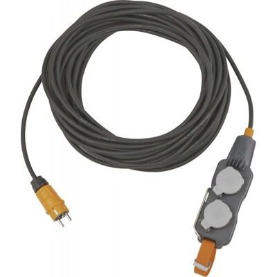 Brennenstuhl PowerStrip mit Verlängerungskabel - 25m, 4-fach, IP54, schwarz Brennenstuhl PowerStrip mit Verlängerungskabel - 25m, 4-fach, IP54, schwarz