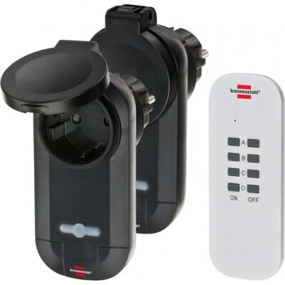 Brennenstuhl Modelo RCCE-10201 Juego de Enchufes Radio - Negro Brennenstuhl Modelo RCCE-10201 Juego de Enchufes Radio - Negro