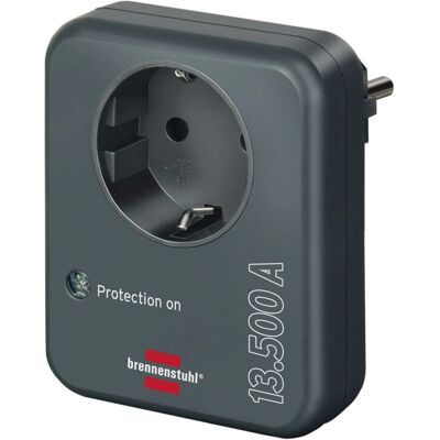 Protector contra sobretensiones Brennenstuhl 1506996 - Antracita - 1 Enchufe - 230V Protector contra sobretensiones Brennenstuhl 1506996 - Antracita - 1 Enchufe - 230V