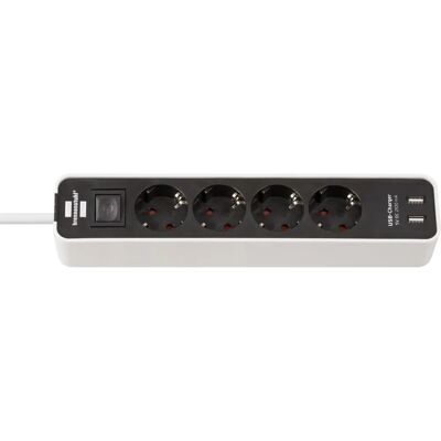 Brennenstuhl Ecolor Mehrfachsteckdose - 4 Steckdosen, 1,5m, USB, Indoor Brennenstuhl Ecolor Mehrfachsteckdose - 4 Steckdosen, 1,5m, USB, Indoor