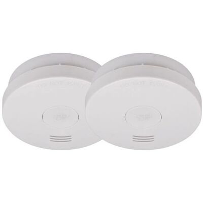 Brennenstuhl 1290050002 Rilevatore di fumo - Bianco - Wireless Brennenstuhl 1290050002 Rilevatore di fumo - Bianco - Wireless
