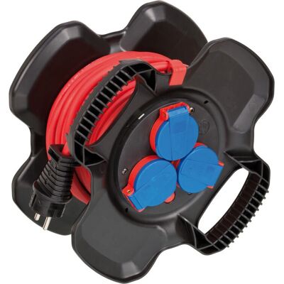 Brennenstuhl 1169717100 Extensión de Corriente - 10m, 3 Tomas, Exterior, Negro/Rojo Brennenstuhl 1169717100 Extensión de Corriente - 10m, 3 Tomas, Exterior, Negro/Rojo