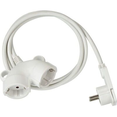 Brennenstuhl 1161820225 Extensión eléctrica - 5m, 2 enchufes, Blanco Brennenstuhl 1161820225 Extensión eléctrica - 5m, 2 enchufes, Blanco
