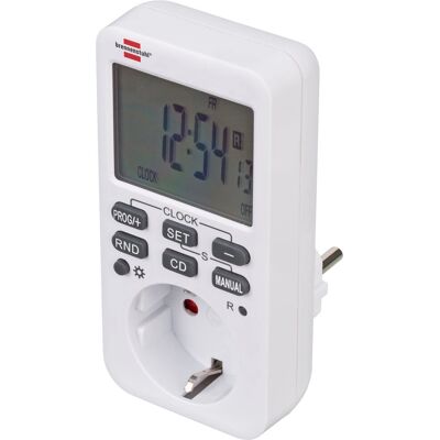 Temporizador semanal eléctrico blanco Brennenstuhl 1506320 Temporizador semanal eléctrico blanco Brennenstuhl 1506320
