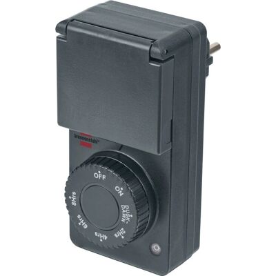 Brennenstuhl 1506120 Temporizador digital para exteriores con sensor crepuscular Brennenstuhl 1506120 Temporizador digital para exteriores con sensor crepuscular
