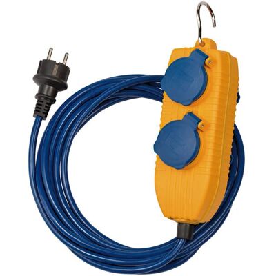 Brennenstuhl 1161750020 Verlengkabel - 5m, Blauw, 4 Stopcontacten Brennenstuhl 1161750020 Verlengkabel - 5m, Blauw, 4 Stopcontacten