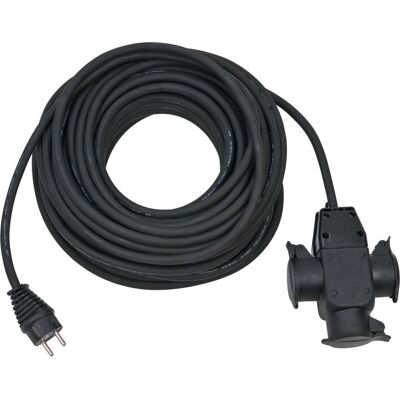 Brennenstuhl 1167820301 Verlängerungskabel - 25m, 3 Steckdosen, Schwarz Brennenstuhl 1167820301 Verlängerungskabel - 25m, 3 Steckdosen, Schwarz