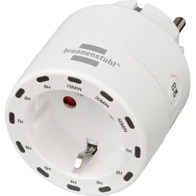Temporizador digital Brennenstuhl - Blanco - Tipo eléctrico Temporizador digital Brennenstuhl - Blanco - Tipo eléctrico