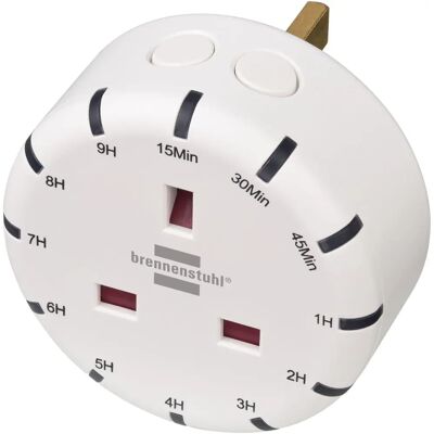 Brennenstuhl Model 1506133 - Timer Plug Socket with LED Brennenstuhl Model 1506133 - Timer Plug Socket with LED