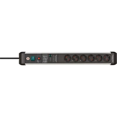 Regleta de Enchufes Brennenstuhl 3m 6 Tomas - Protector Regleta de Enchufes Brennenstuhl 3m 6 Tomas - Protector