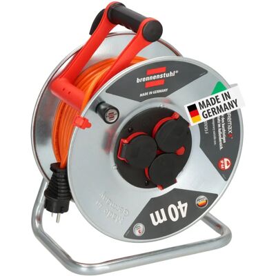 Brennenstuhl Garant s V2 IP44 - Carrete de cable exterior - 40m - Naranja Brennenstuhl Garant s V2 IP44 - Carrete de cable exterior - 40m - Naranja