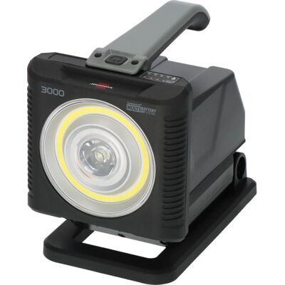 Lampe de poche Brennenstuhl HL 3000 noire LED - Lampe de travail portable 1140 + 2160 lumens Lampe de poche Brennenstuhl HL 3000 noire LED - Lampe de travail portable 1140 + 2160 lumens