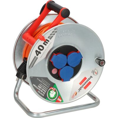 Brennenstuhl 1198750 enrollador de cable - 40m, IP44, 3 enchufes - uso exterior Brennenstuhl 1198750 enrollador de cable - 40m, IP44, 3 enchufes - uso exterior