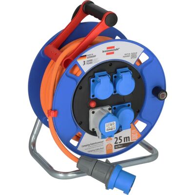 Brennenstuhl 1182690200 Extensión eléctrica - 25m, 4 enchufes, Exterior, Negro/Azul/Naranja Brennenstuhl 1182690200 Extensión eléctrica - 25m, 4 enchufes, Exterior, Negro/Azul/Naranja