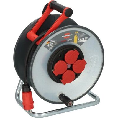 Brennenstuhl 9192250110 Bobina cavo - 25m, 4 prese, SteelCore Brennenstuhl 9192250110 Bobina cavo - 25m, 4 prese, SteelCore